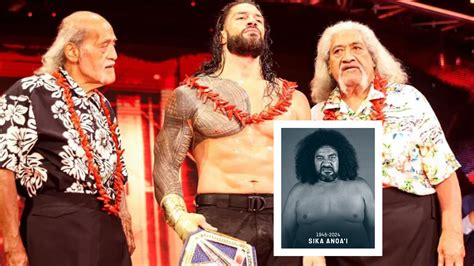 Sika Anoa’i, W.W.E. Hall of Famer and Father of Roman Reigns, .